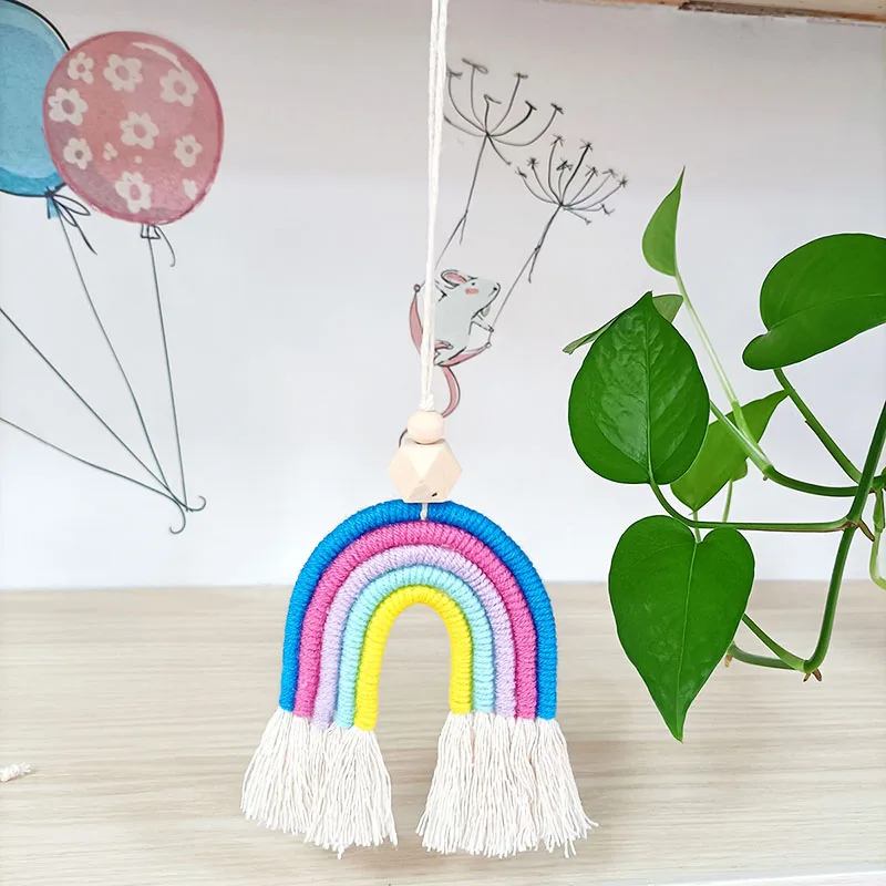 Ins мини Радужный кулон креативное украшение для дома гостиная детская комната