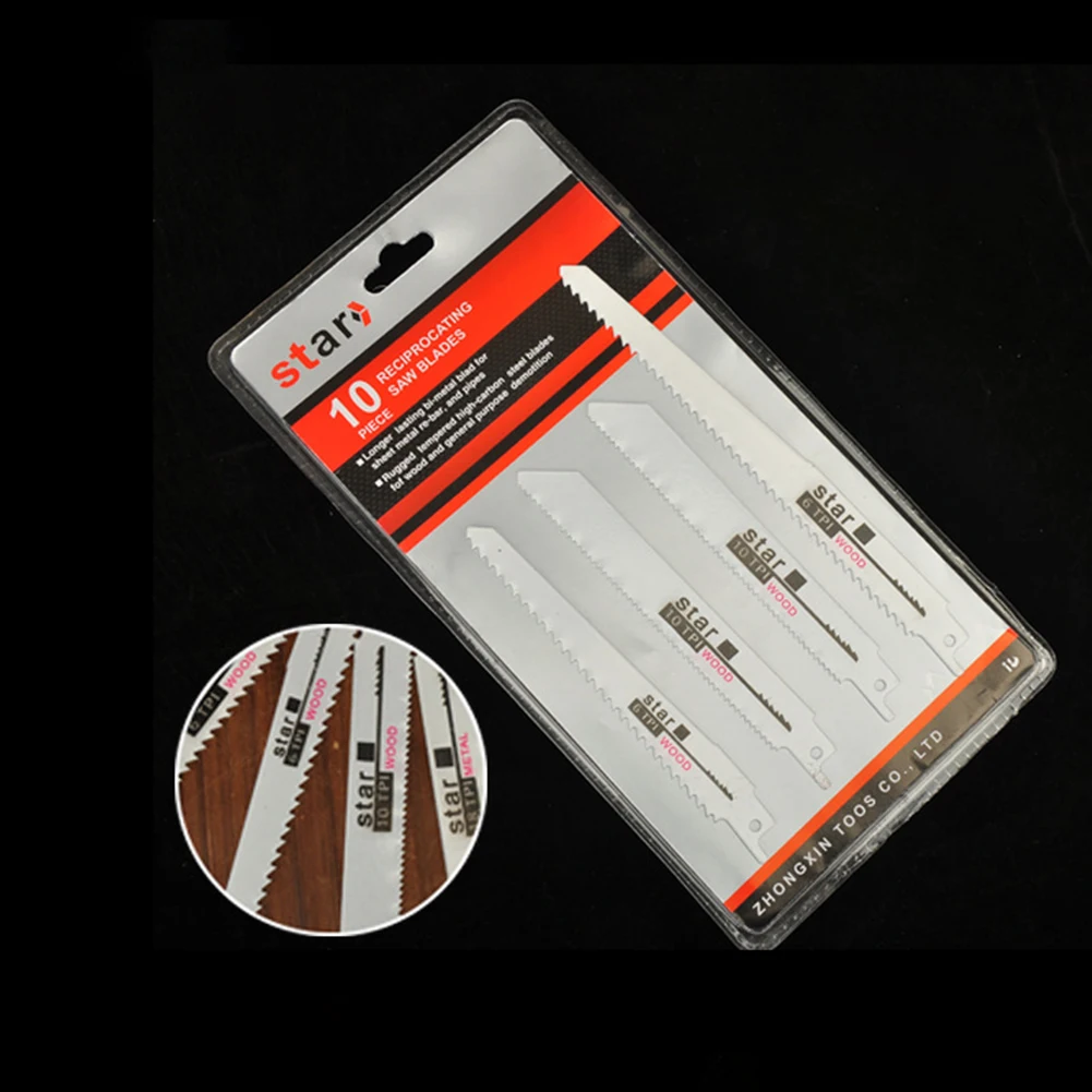 10 шт. лезвие пилы с возвратно-поступательным движением полотна Ассорти лобзик