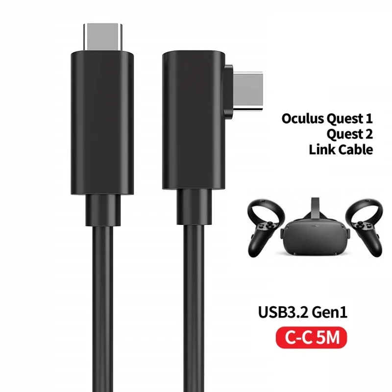 Кабель USB 3 2 Gen 1 для Oculus Quest кабель передачи данных быстрая зарядка м 5 м|Аксессуары