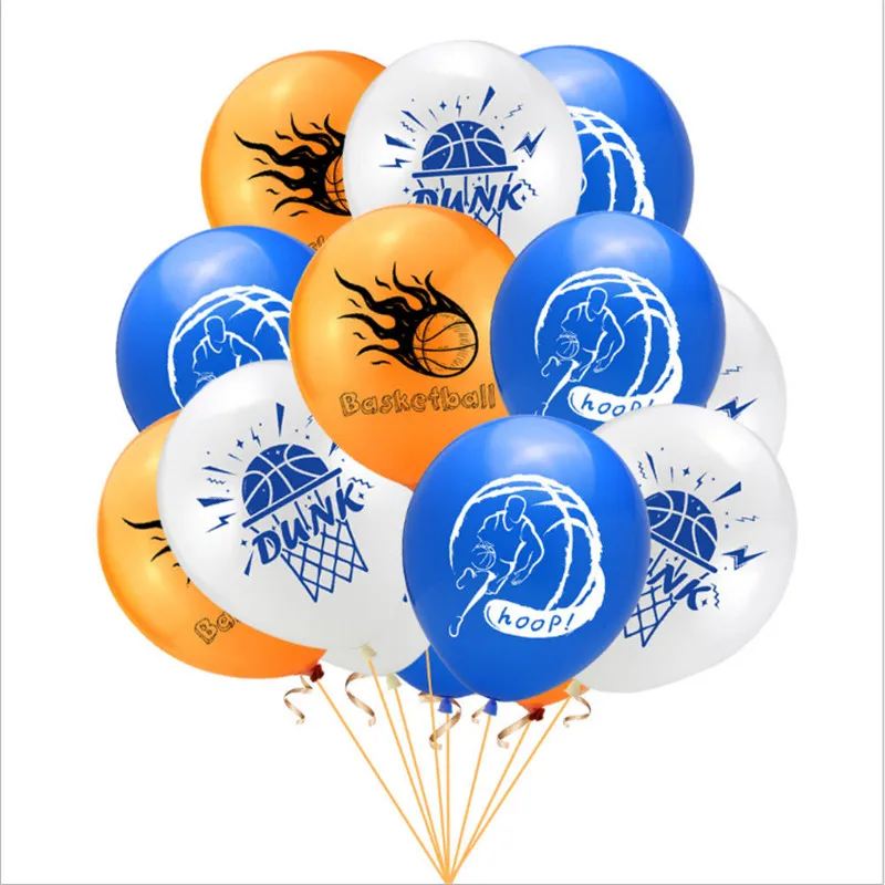 18PCS12 дюймов спортивный баскетбольный латексный шар Baby Shower детский день рождения