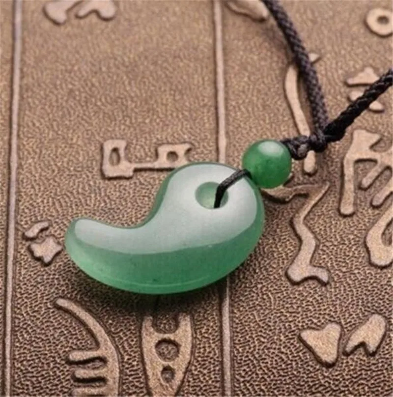 Подвеска из чистого натурального кристалла для любителей нефрита подвеска