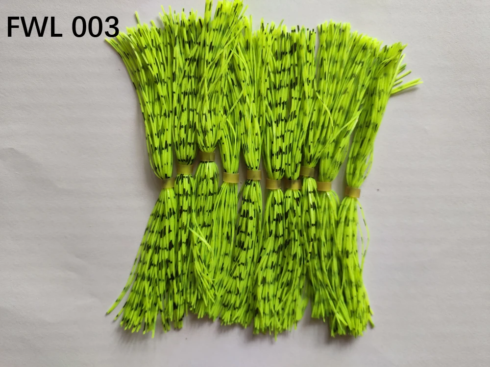 10 пряди Ков 50 нитей Силиконовые юбки рыболовные аксессуары для Buzzbait SpinnerBait джиг