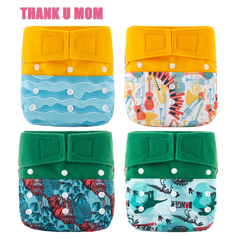 Крюк и петля ОС подгузники с карманами детский тканевый подгузник один размер