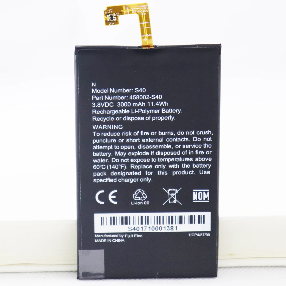 10 шт./лот 5 3000 Ач Аккумулятор для Caterpillar CAT S40 458002-S40 батареи Bateria аккумулятор |