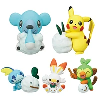pokemon gashapon four seasons pocket monster doll spring autumn summer winter pikachu psyduck action figure collections
