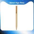 Оригинальные металлические ручки Xiaomi Mijia PREMEC, гладкие швейцарские стержни, ручки для подписей 0,5 мм, ручки из алюминиевого сплава с черными чернилами