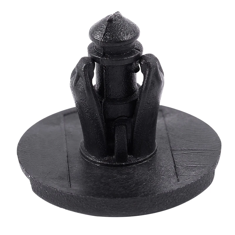

40 Pcs Bumper Clip: 20 Pcs 8Mm Panel Clips Plastic Rivet Black & 20 Pcs Fender Lock Push Screw Pin Clips