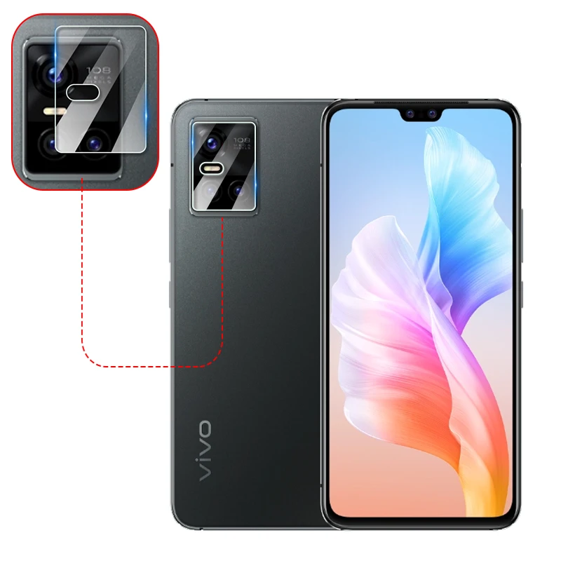

2pcs For VIVO S10 / Pro 5G Clear Ultra Slim Back Rear Camera Lens Protector Cover Soft Tempered Glass Guard Protection Film