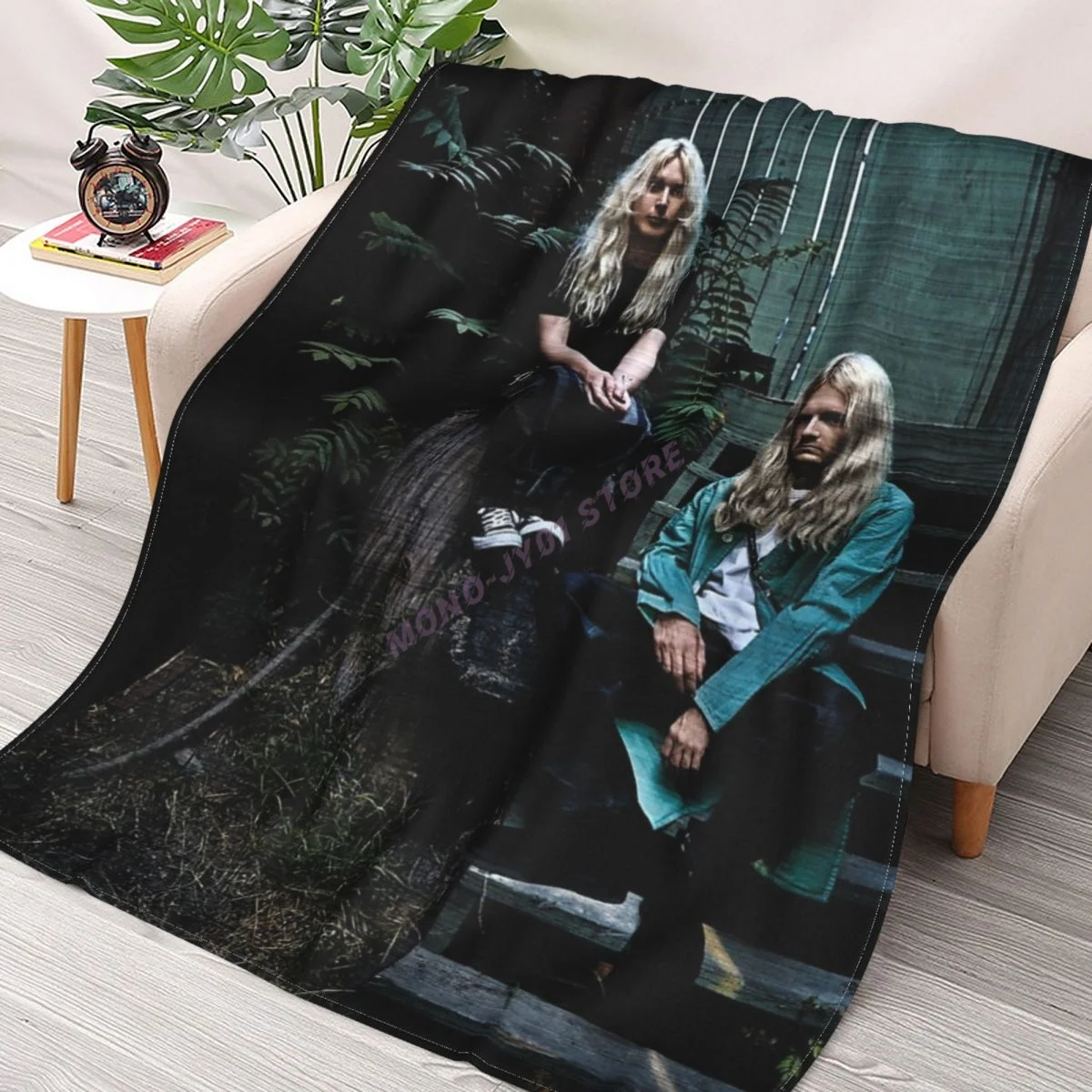 

100 Gecs Poster Throw Blanket Sherpa Blanket cover Bedding soft Blankets