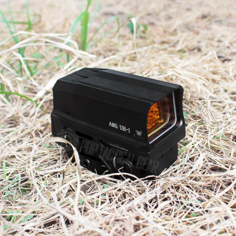 

UH1 Latest Airsoft Tactical AMG UH-1 Gen2 Holographic Red Dot Sight Quickly Attaches To Any Weaver Or Picatinny Rail Mount