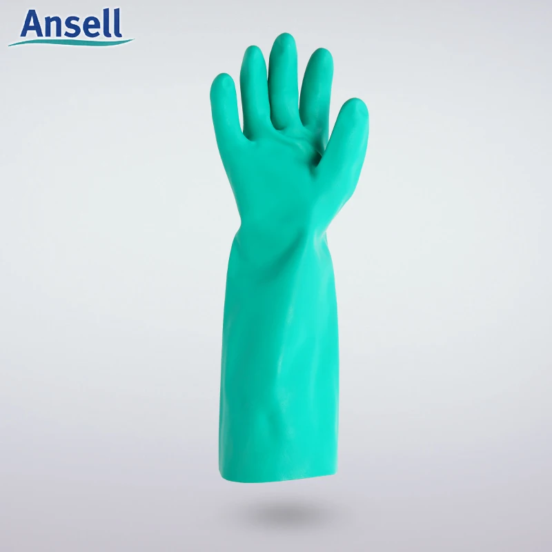 37-165 acid and alkali resistant nitrile rubber gloves lengthened thickened protective household | Дом и сад