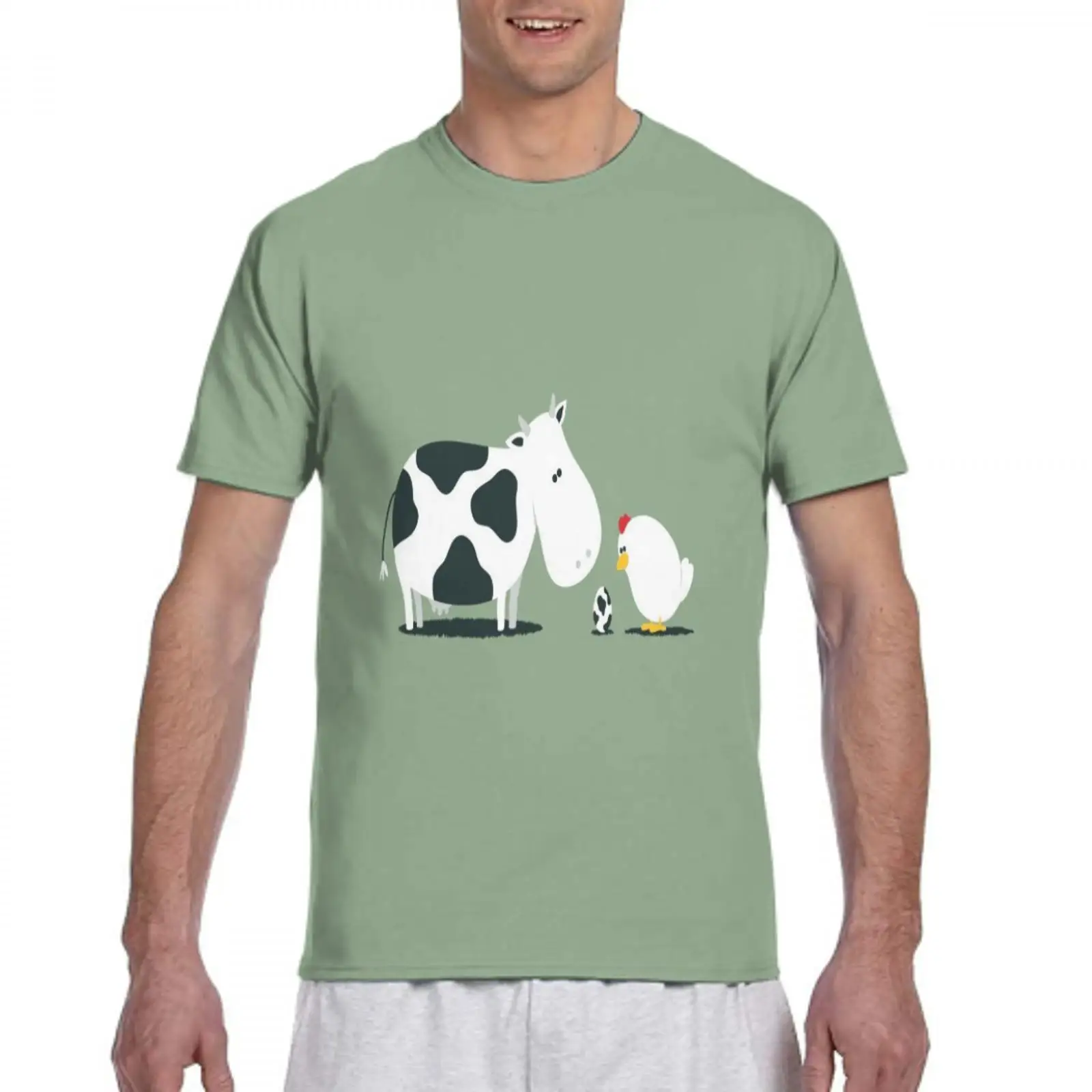 

printer cow print white t shirt art ladies/mens black t shirt cow print figure boys/girls t shirt