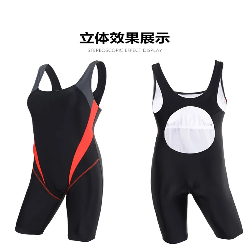 Цельный женский купальник 2018 профессиональный спортивный с открытыми плечами 6XL