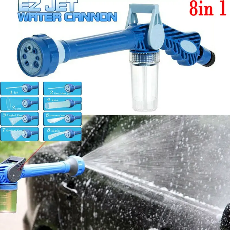 Новые 8 насадка Ez струи воды мыло Cannon дозатор насосный спрей пистолет, машина для мытья автомобиля