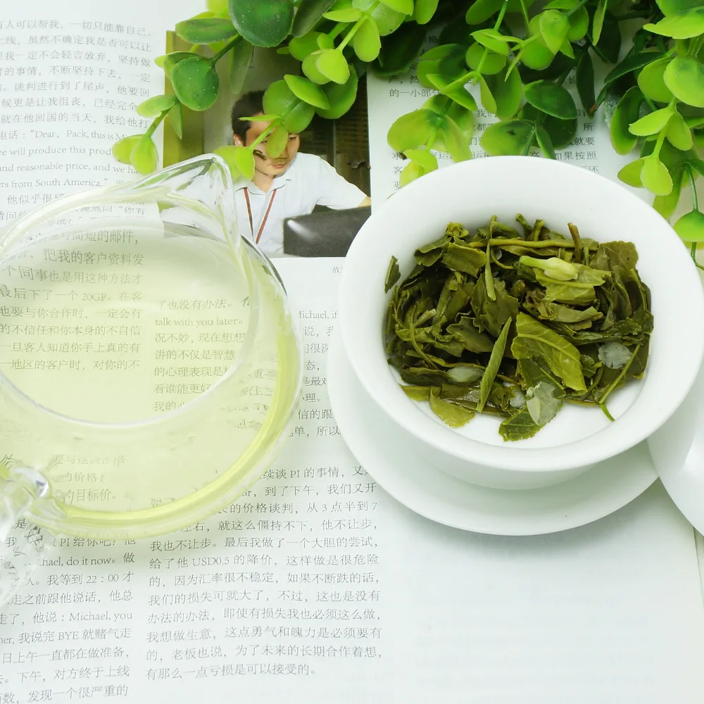 

2021 China Jasmine Flower Green Real Organic New Early Spring Jasmine Green Food For Weight Loss Health Care