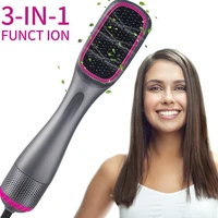 2021 new hair dryer brush one step blow dryer professional hot comb salon blow hairdryer 3 in 1 hot air brush hair straightener