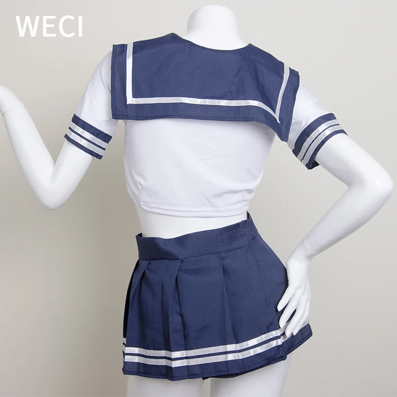 Сексуальный Школьный костюм WECI эротический для японской школьницы униформа