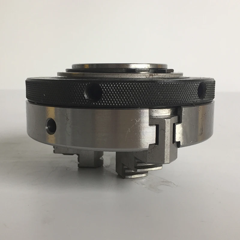 Древесный токарный станок Wood Chuck 4-дюймовый Мини-токарный станок K01-100B с автоматическим центрированием зажимной челюстью из закаленной стали.