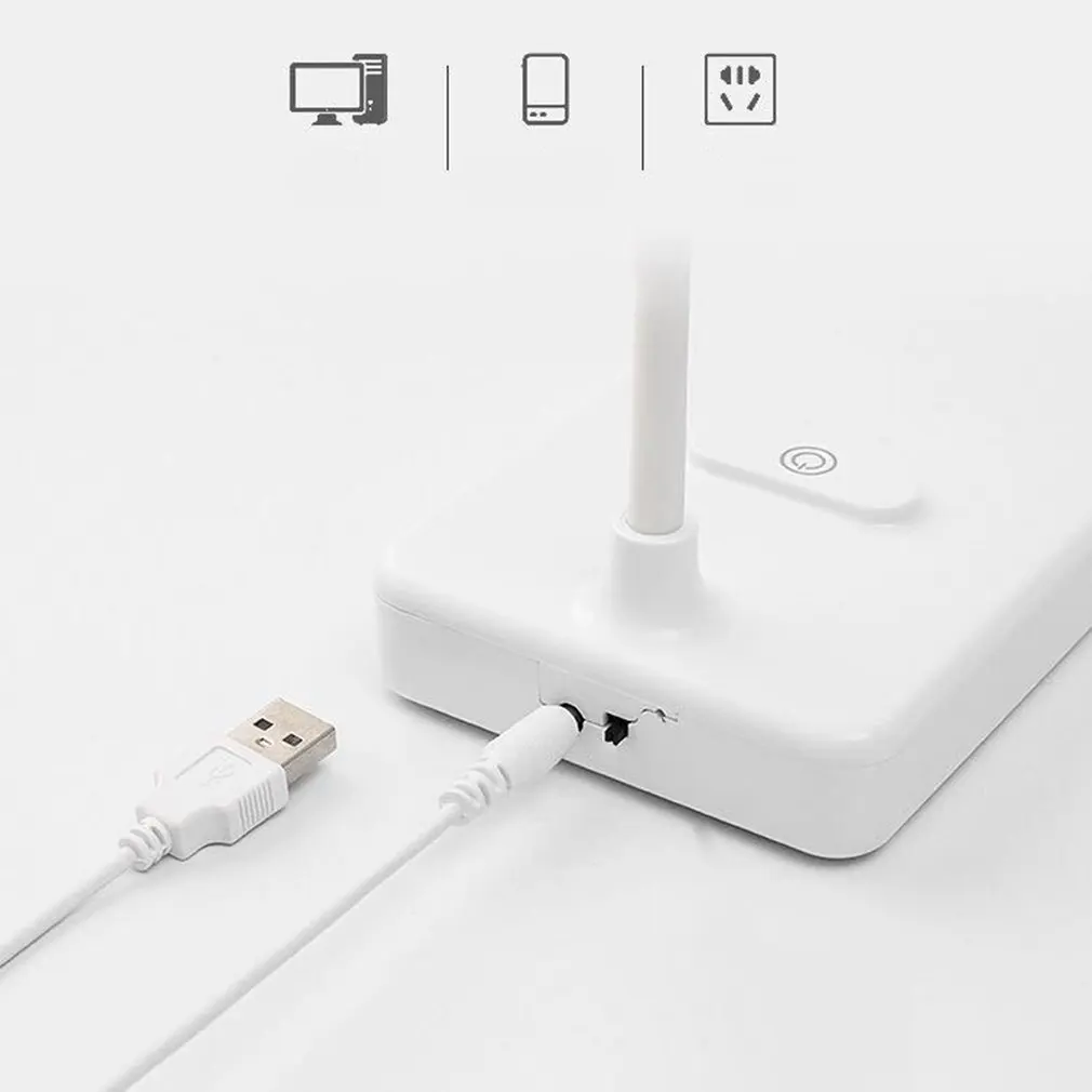 

Led Three Gear Adjustable Folding Table Lamp With 360 Universal Hose One Touch Light Even Light Table Lamp