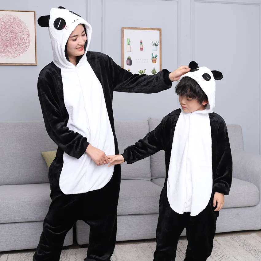 Детская Totoro Panda Пижама комплект ночного белья для детей малышей с животными