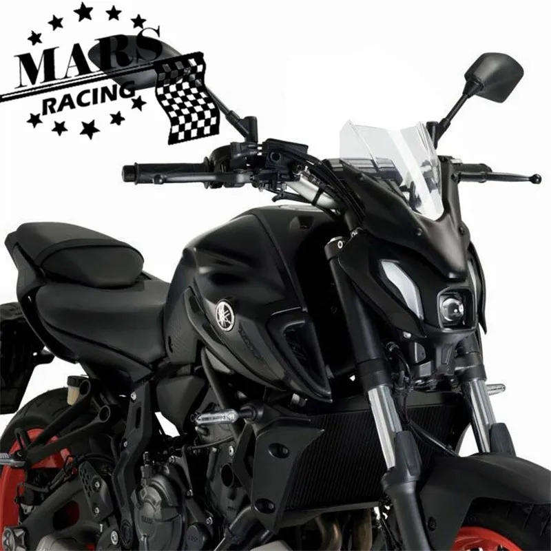 Для YAMAHA NEW MT07 MT-07 FZ07 mt07 2021 2022 мотоциклетный лобовое стекло алюминиевый комплект