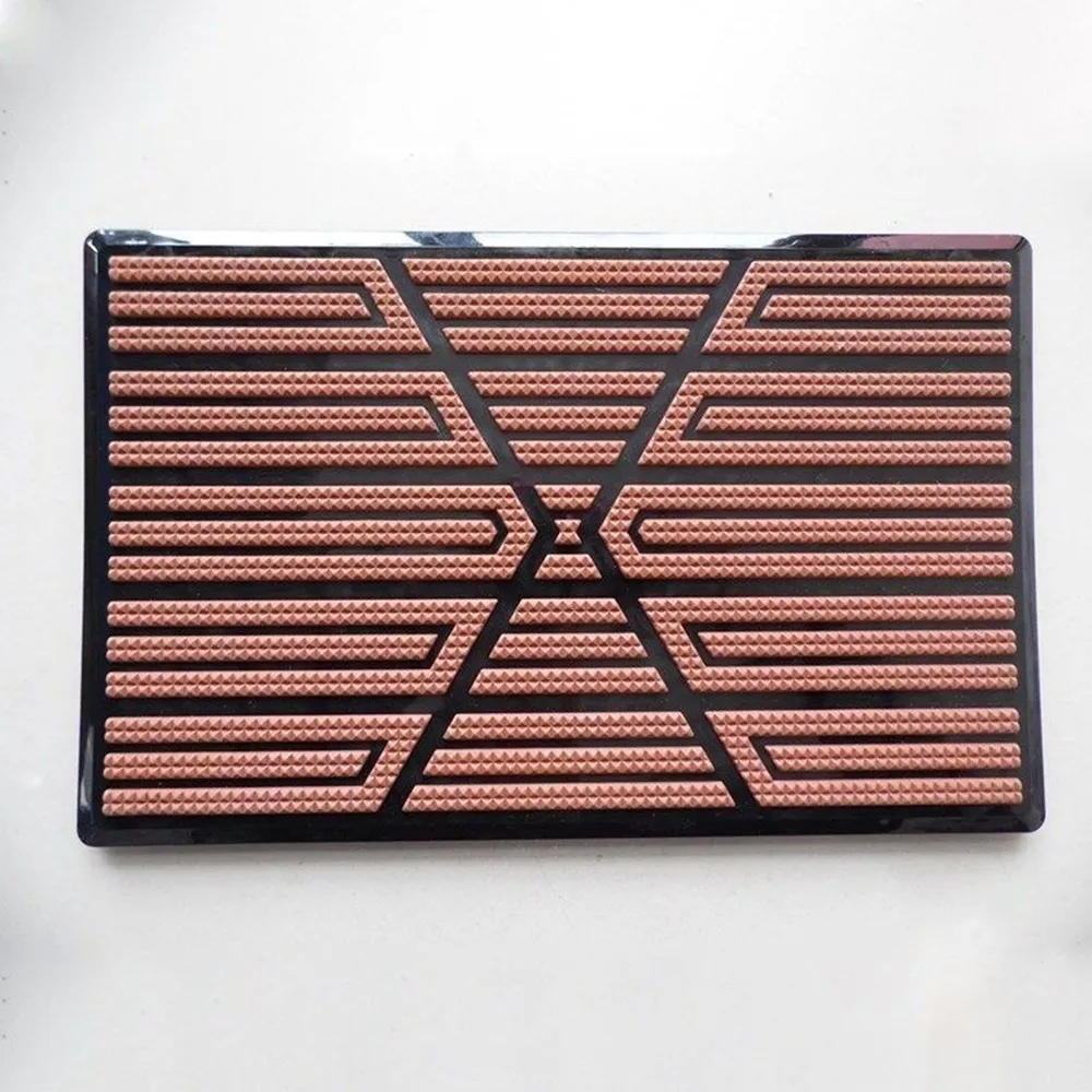 

23x15cm PVC Car Floor Carpet Pad Heel Foot Mat Pedal Patch Cover Black/Beige/brown Car Mat Anti-skid Pedal Universal