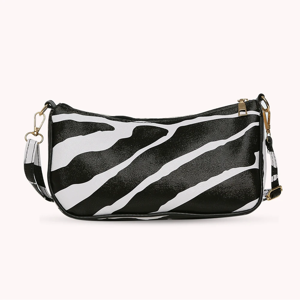 

Fashion Leather Crossbody Bag Retro Animal Women Shoulder Underarm Money Purse Popular Simple Female Daily Bag