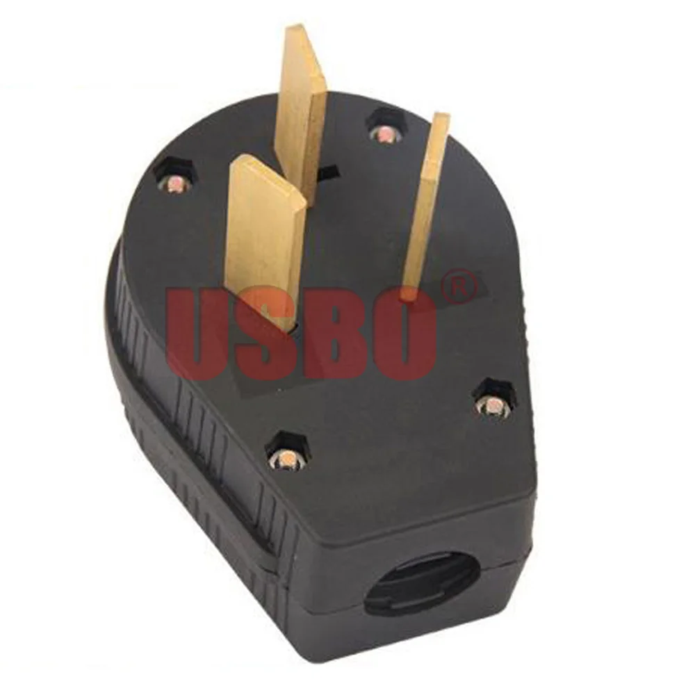 Черный 50A 125V/250V (Национальная ассоциация владельцев электротехнических 10-50P &amp