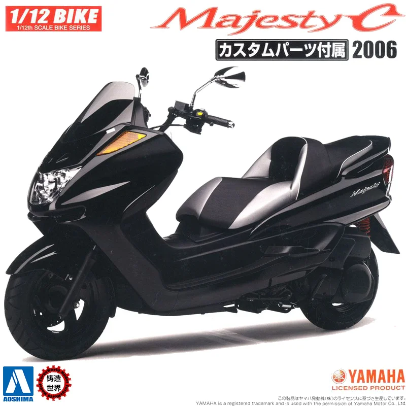 Модель 1/12 года в сборе аосима игрушки мотоцикл Yamaha MAJESTY C поставляется с деталями