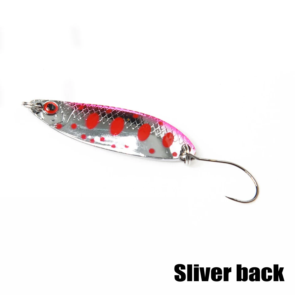 

Metal Bait Spoon Sequin Bait 1PCS 2.5G/3.5G/5G 3D Eyes Fishing Tackle Sinking Hard Artificial Bait Wobbler Trout Fishing Lure