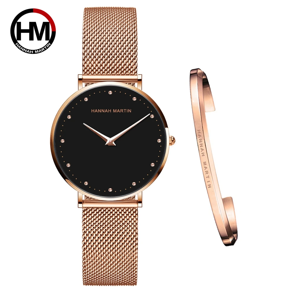 Оригинальный браслет японский кварцевый механизм водонепроницаемые женские