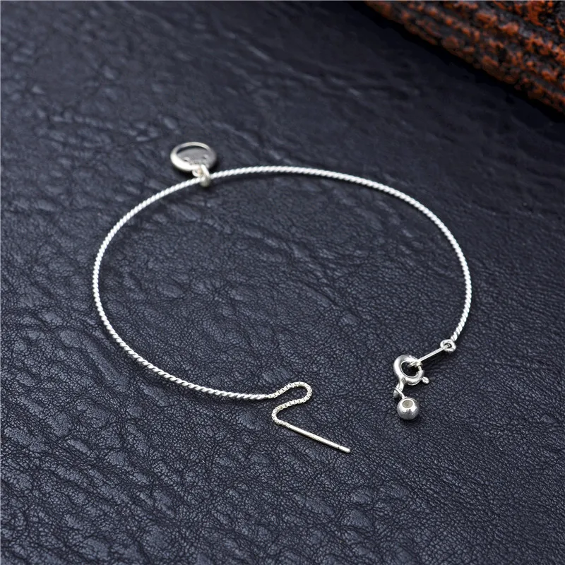 Модные серебряные ювелирные изделия смайлик кулон 100% стерлингового серебра 925