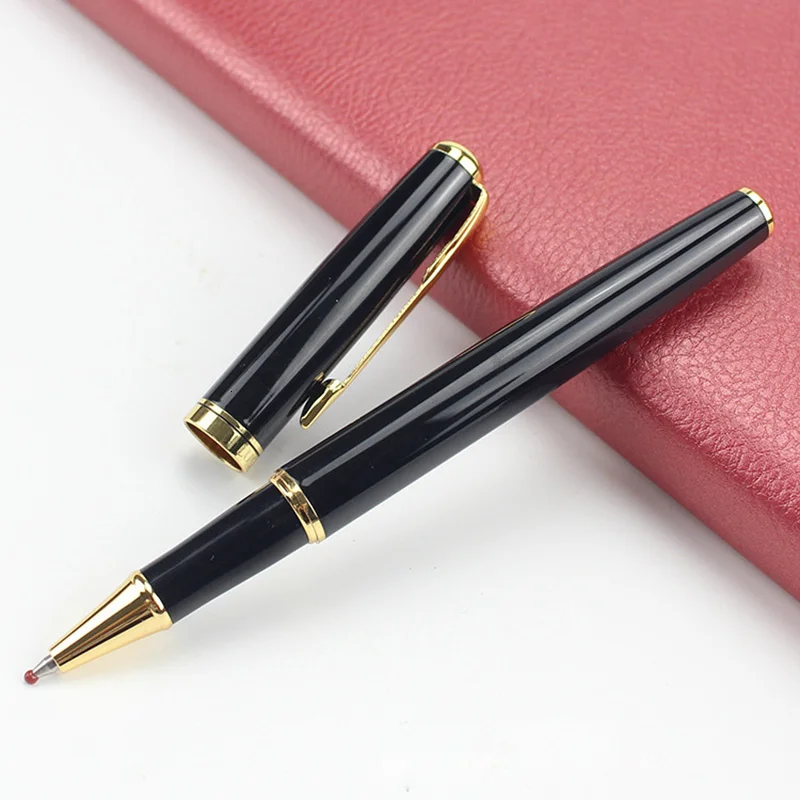 

1PC 0.5mm Luxurious Office Business Black Sign Pen Metal Ballpoint Pen For School Writing Pen Students Stationery Supplies 03760