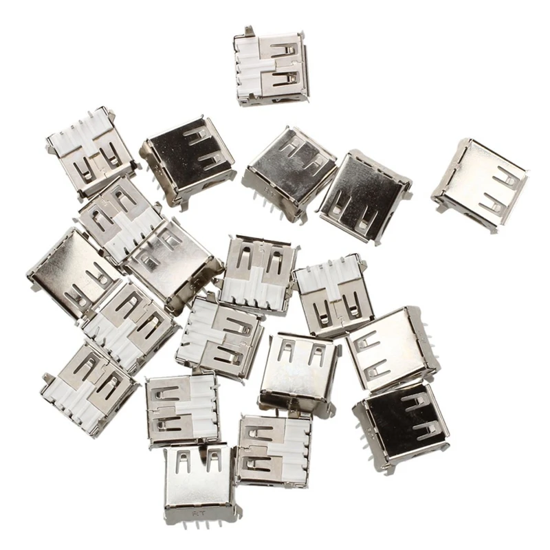 75 шт. разъем: 55 шт DIY USB 2 0 Тип припоя 4 Pin типа папа разъем Jack &amp 20 флеш-накопитель с