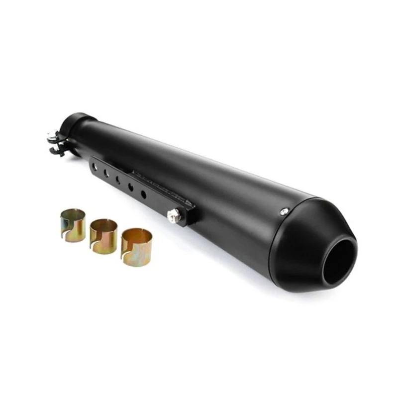 

2022 New Motorcycle Exhaust System Part Durable Iron Exhaust Mufflers Silencer Pipe for Dirt Bike Street Bike Scooter
