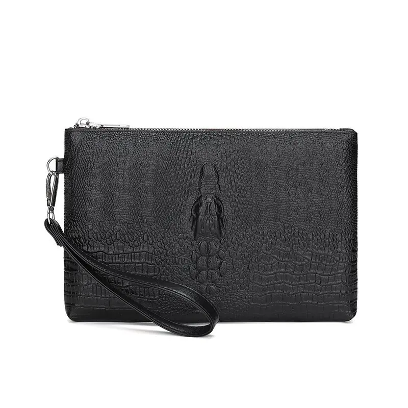 

Men Clutch Bag Large Capacity Men Handbag For Phone Leather Luxury Famous Brand Pouch For Man Men's Wallet Man Bag