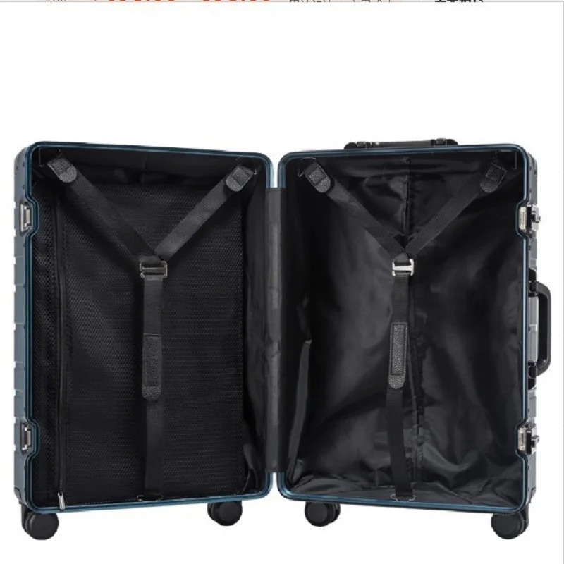 CARRYLOVE алюминиевого материала, технологии и моды, высокое качество 20/24/28 Размер Чемодан фирменный туристический чемодан на вращающихся колесиках