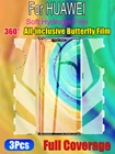3 в 1 Передняя и задняя защитная пленка P50Pro с бабочкой для Huawei Mate 40RS 30Pro 20Pro Гидрогелевая пленка P30Pro Honor 50 60Pro HD мягкая