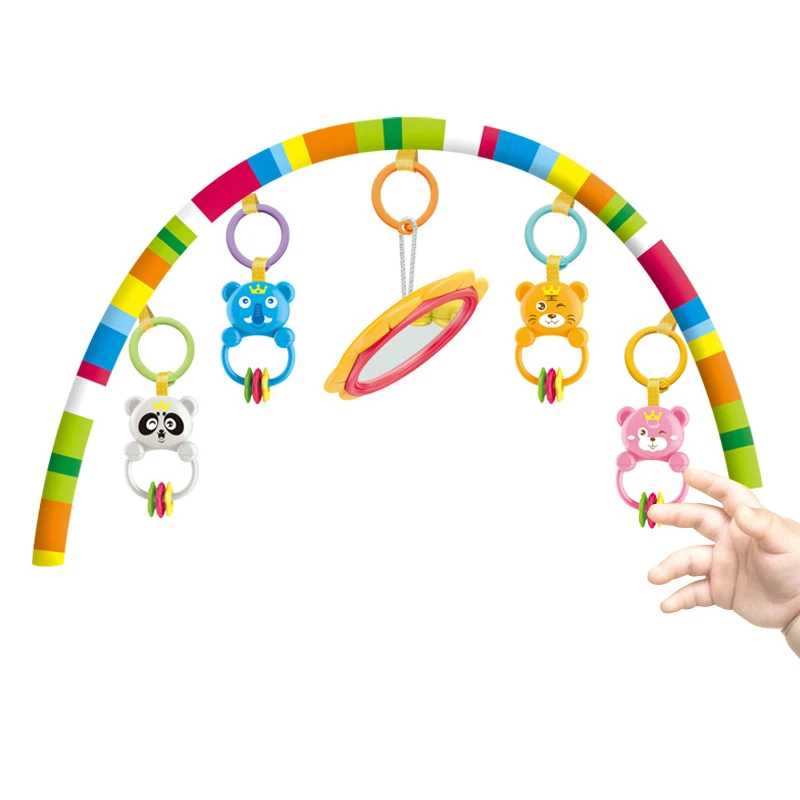 Игровой коврик Huanger детский пазл музыка с клавиатурой пианино развивающая стойка