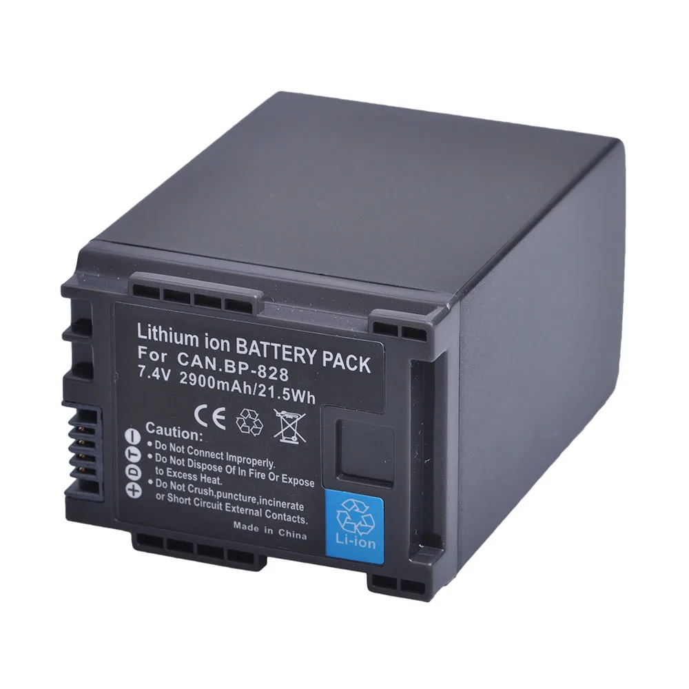 BP 828 BP-828 Camera Battery Bateria for Canon VIXIA GX10 XF400 XF405 HFG20 HFG30 HFG40 HFS21 HFS30 HFM41 HFM400 Full Decoding |