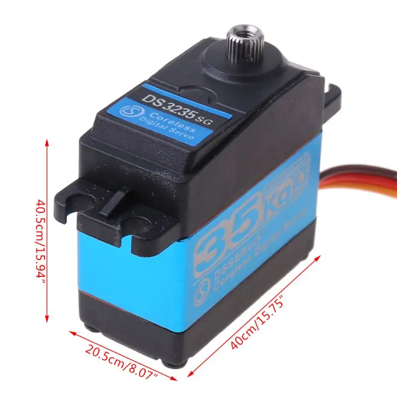 

DS3235SG 35kg Metal High Torque Waterproof Steering Gear Digital Coreless Servo for Model Airplane 1/10 RC Car