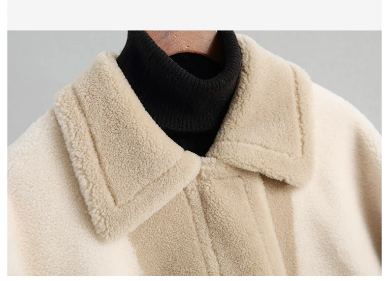 Casacas para mujer invierno новинка 2020 Настоящая Шерсть шуба теплая замша Вельветовая