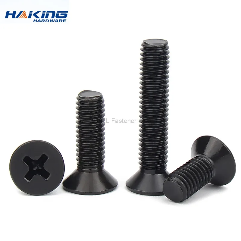 55pcs Countersunk Falt Head Phillips Screw M1.2 M1.4 M1.6 M1.7 M2 M2.5 M3 M4 M5 Carbon Steel Laptop Screw for Lenovo Samsung