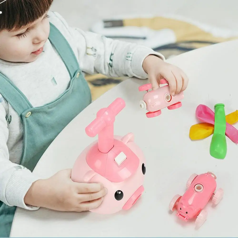 

Inertial Air Power Balloon Car Toy Launcher Education Science Experiment Toy Puzzle Fun Inertial Car Toys For Children Gifts