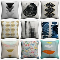 scandinavian geometric simple artwork cushion cover for sofa home decor almofada