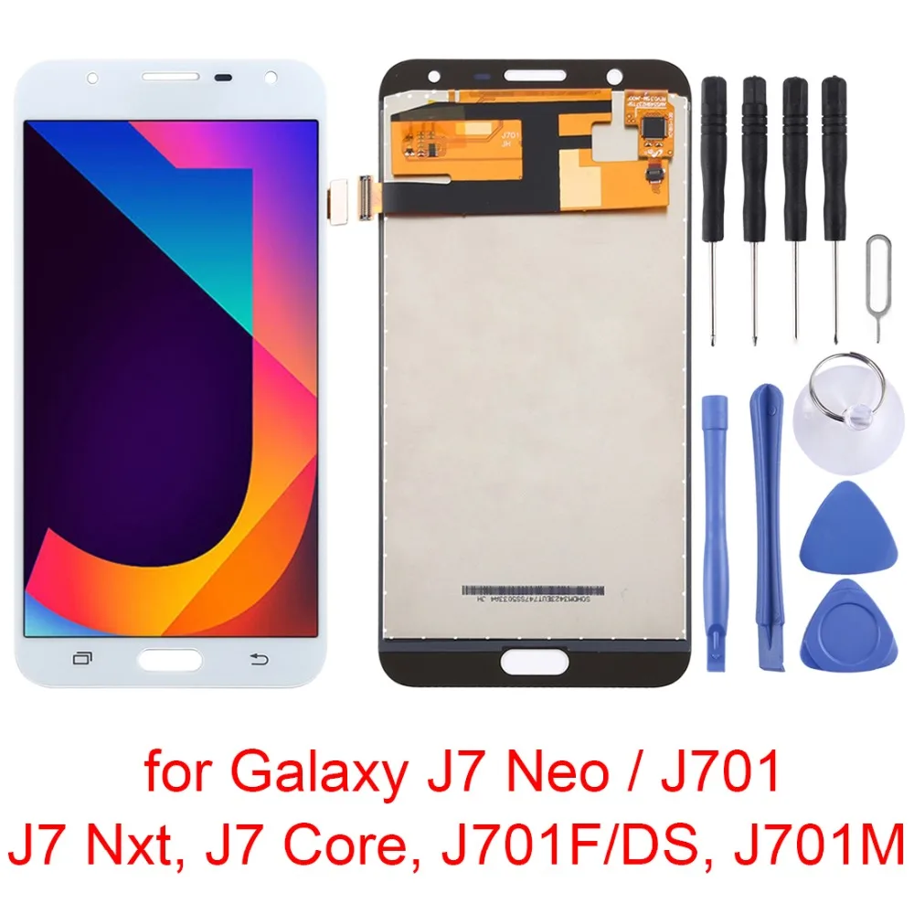 5,5 дюймов для samsung Galaxy J7 Neo/J701, J7 Nxt, J7 Core, J701F/DS, J701M дисплей ЖК-экран+ дигитайзер полная сборка модуля