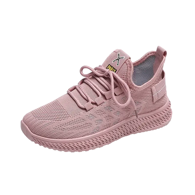 

New summer breathable mesh lightweight casual sports shoesFour seasons flying knit casual women's shoes