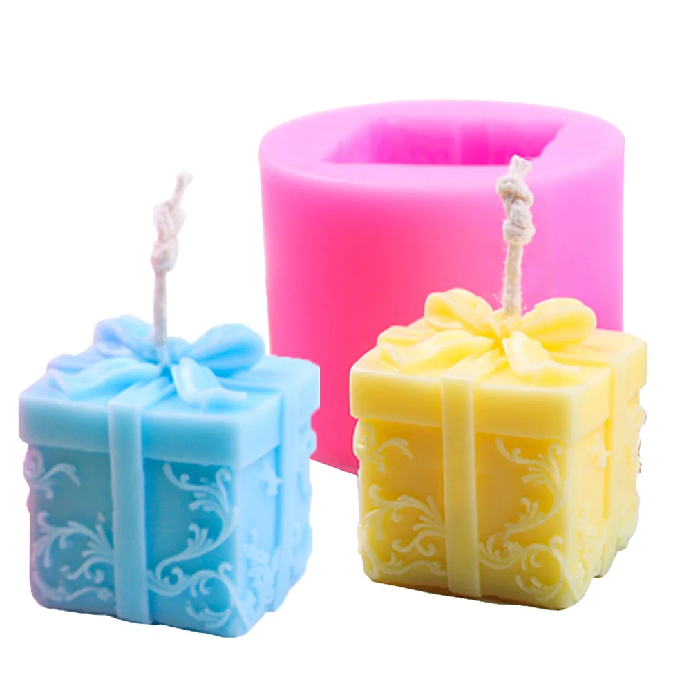 Рождественская Подарочная коробка форма для свечей Ароматических Свечей