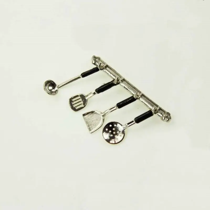 1 комплект мини-кухонная стойка кухонная посуда набор из 5 предметов миниатюрный