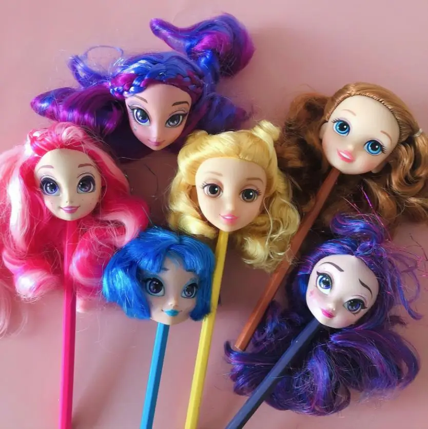 Большая стеклянная звезда глаз кукла голова мультфильм девушка сделай сам